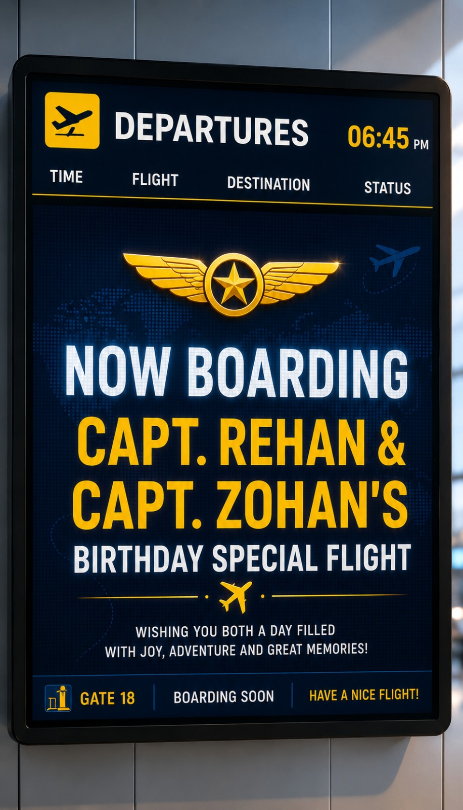 Pilot and Aeroplane Invitation Video — Platinum - Image 2