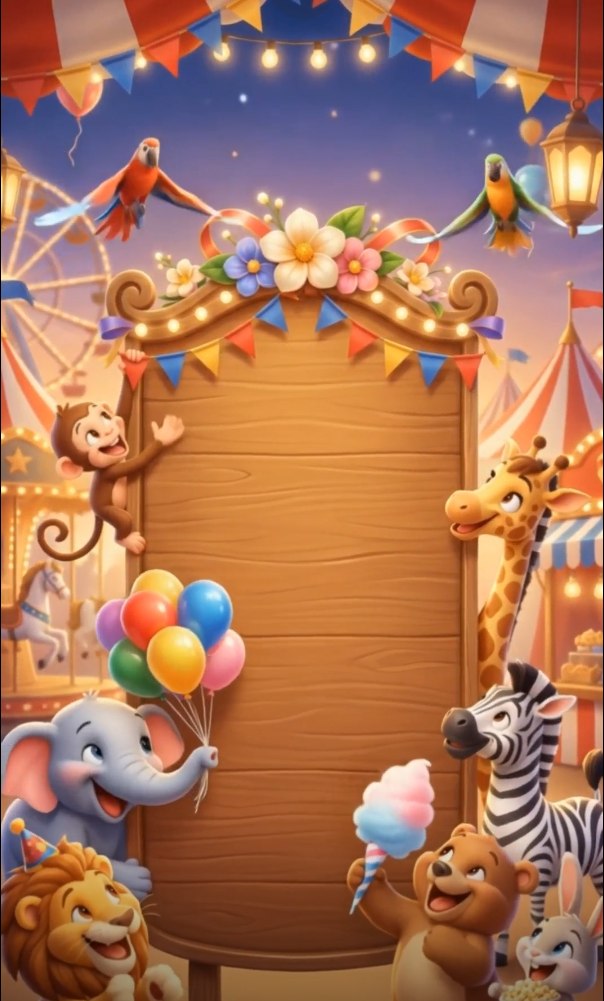 CARNIVAL BIRTHDAY CARD - SILVER STYLE - Image 4