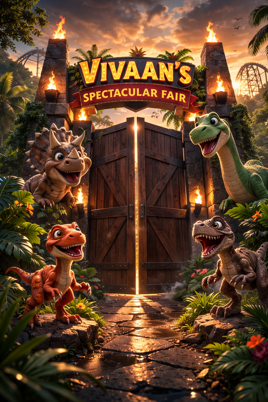 DINO ADVENTURE THEME - PLATINUM STYLE - Image 18