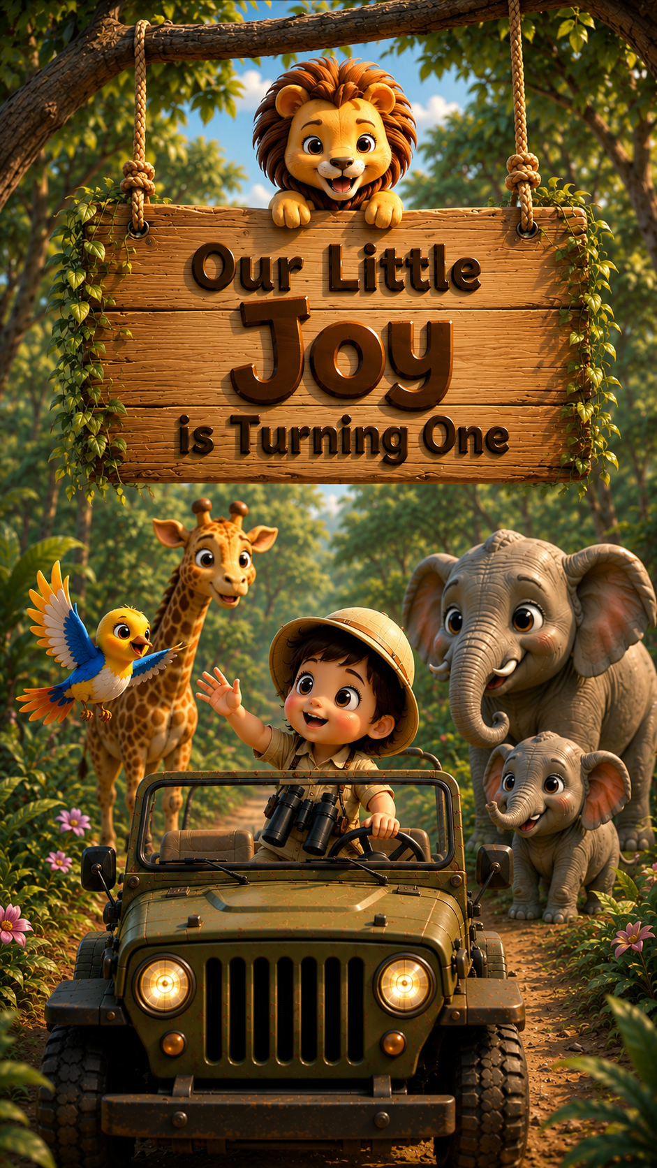 Joy Ride — Jungle Safari Invitation Video — Platinum - Image 9
