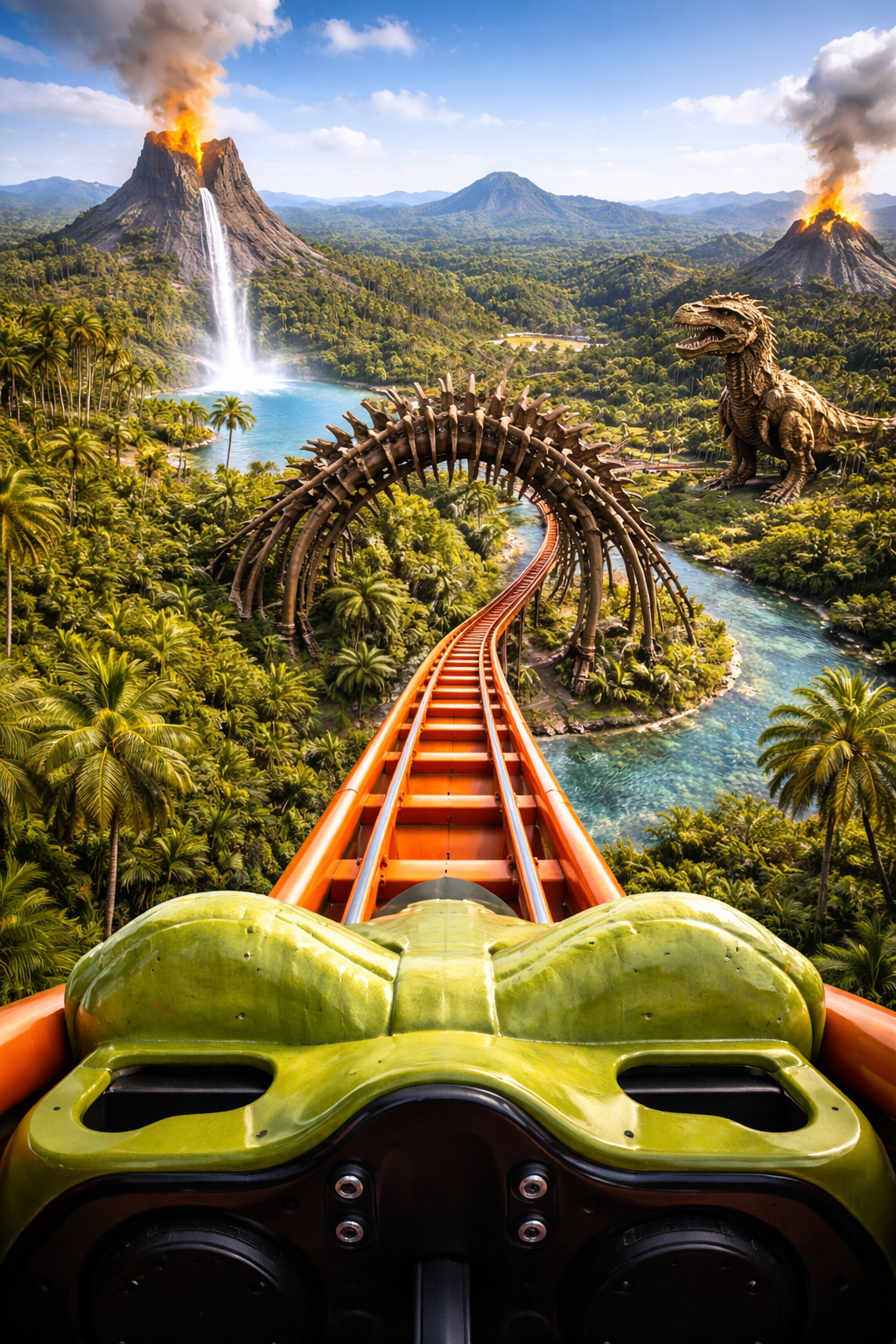 Dinosaur Park and Roller Coaster Ride — Jungle Safari Invitation Video — Platinum - Image 7