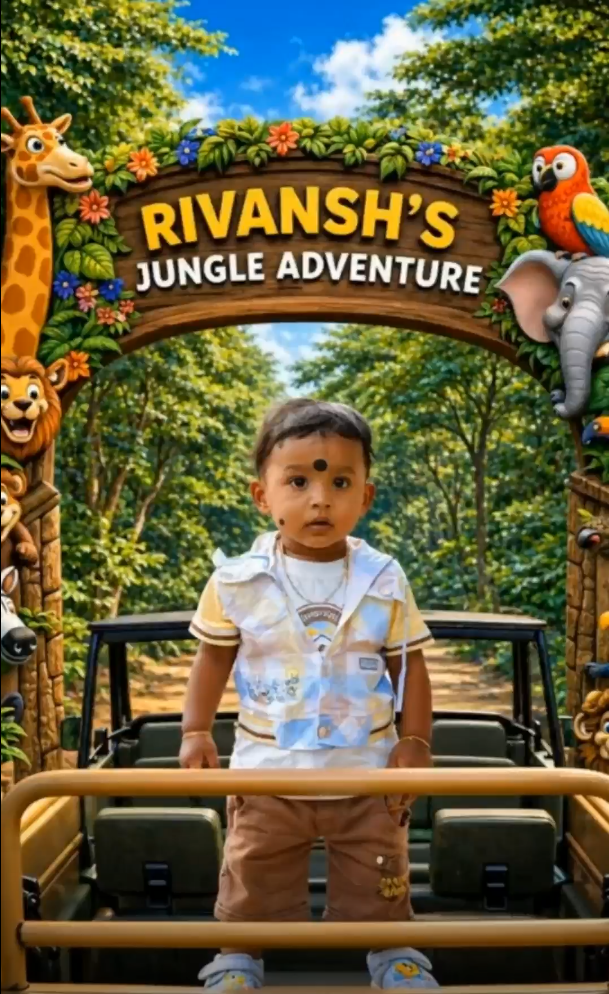 Jeep Adventure Tiger Elephant and Boat — Jungle Safari Invitation Video — Platinum