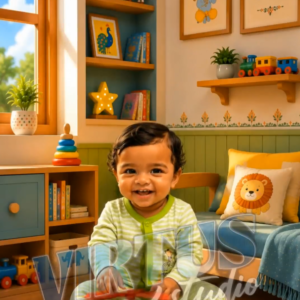 Little Baby Name Calling and Car — Name Reveal Invitation Video — Diamond