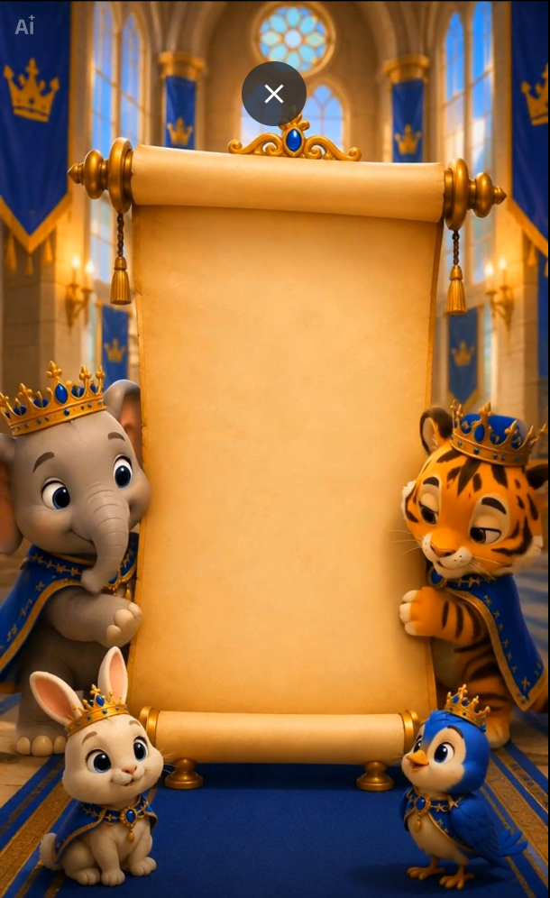 Royal Blue and Gold Colour 3D Character Style — Prince Invitation Video — Platinum - Image 5