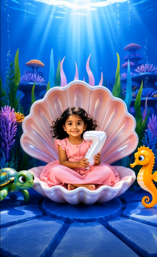 Sea Shell and Turtles — Mermaid & Ocean Invitation Video — Platinum - Image 10