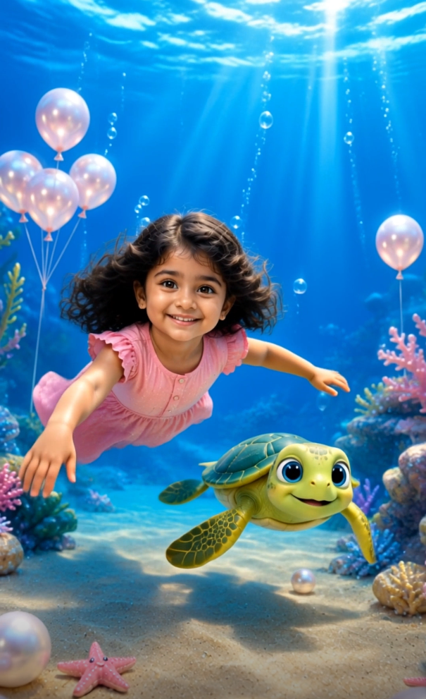Sea Shell and Turtles — Mermaid & Ocean Invitation Video — Platinum - Image 6