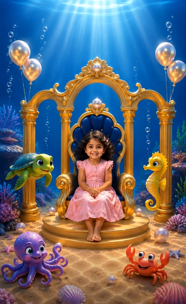 Sea Shell and Turtles — Mermaid & Ocean Invitation Video — Platinum - Image 3