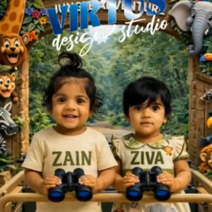 Twins Jungle Adventure Invitation Video — Platinum