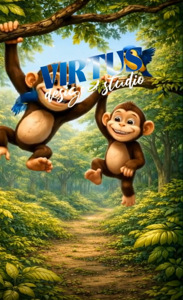 Twins Jungle Adventure Invitation Video — Platinum - Image 9