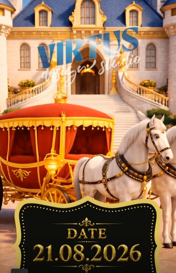 Royal Blue and Gold Colour — Prince Invitation Video — Platinum - Image 8