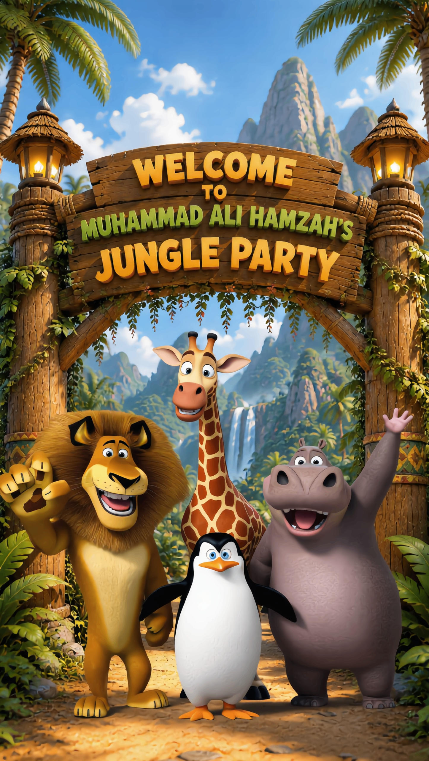 Party in Madagascar — Jungle Safari Invitation Video — Platinum - Image 3