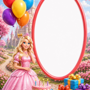 Barbie in Pink Castle — Princess Invitation Video — Silver