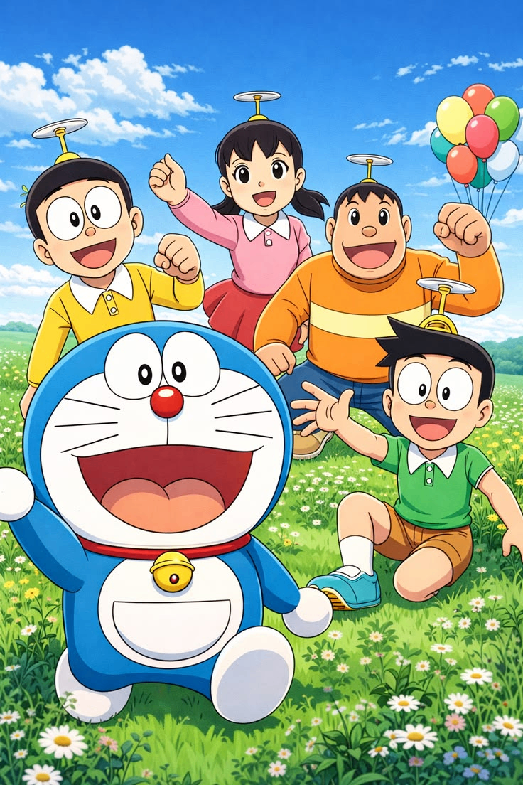 Doraemon and Friends — Doraemon Birthday Card - Image 4