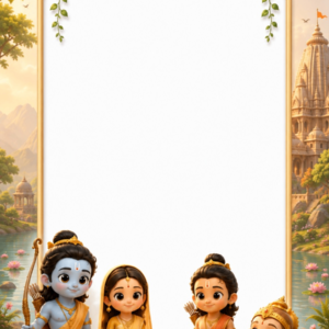 Ram Parivar — Ramayana & Hanuman Invitation Video — Silver