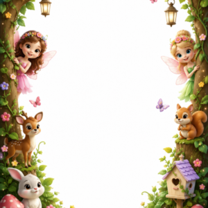 Tinker bell theme - Birthday invitation card