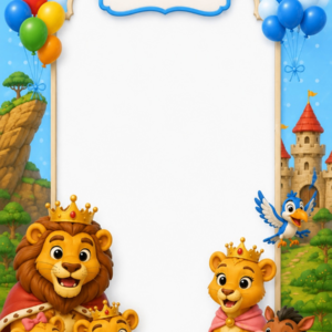 Lion King and Family Invitation Video — Silver