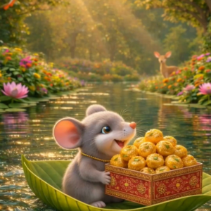 Mushak & Modak — Bal Ganesha Invitation Video — Silver