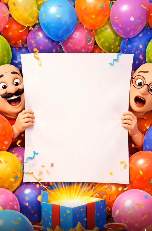 Motu Patlu Invitation Video — Silver - Image 5