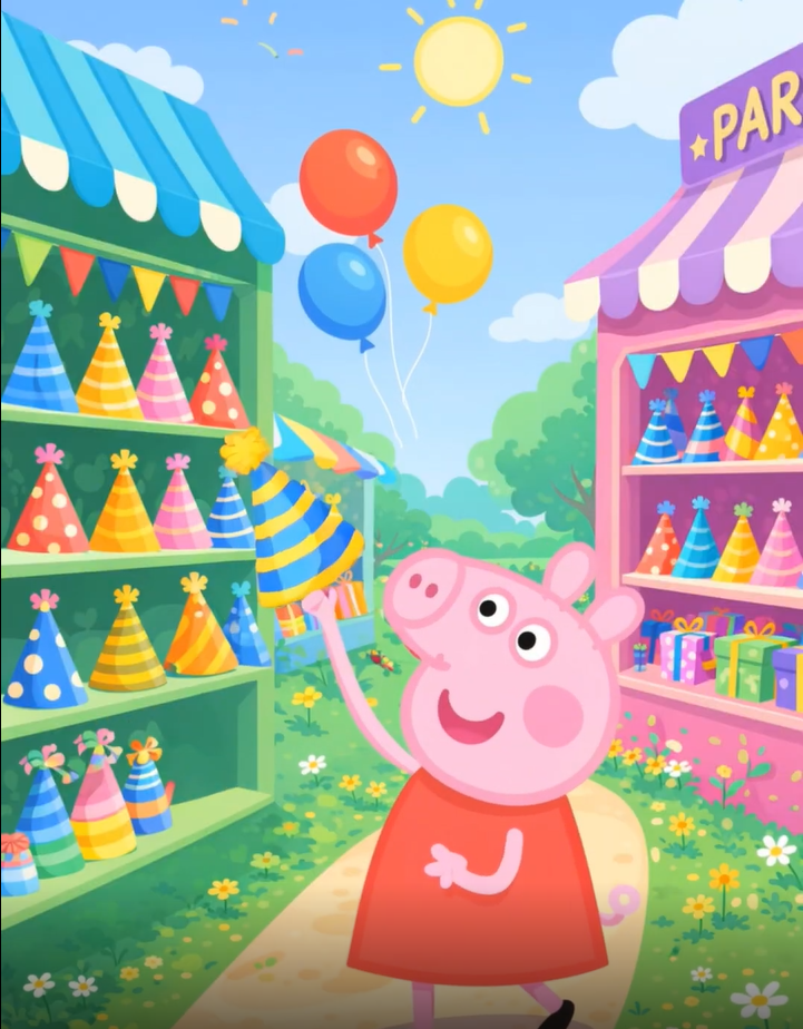 Peppa Invitation Video — Silver