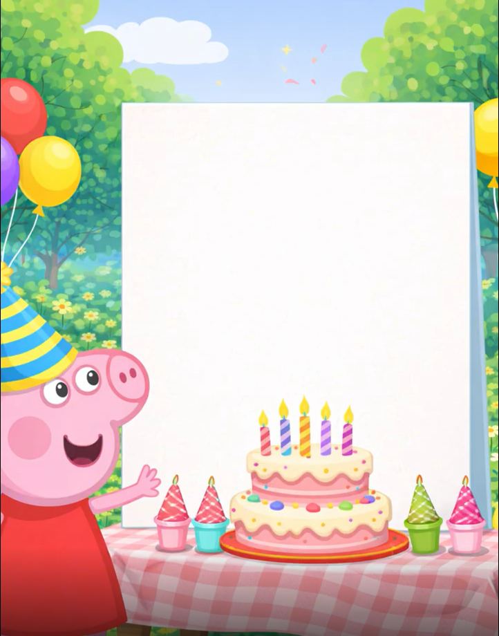 Peppa Invitation Video — Silver - Image 3