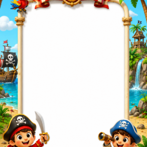 Pirate Invitation Video — Silver