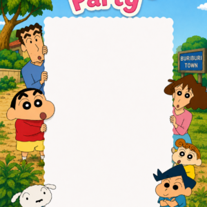 Shinchan Theme - Birthday card