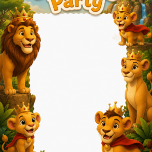 Lion King Theme - Birthday Card
