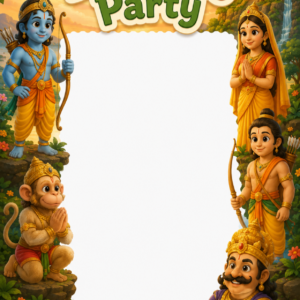 Ramayana Theme - Birthday Card