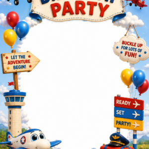 Aeroplane Theme - Birthday Car