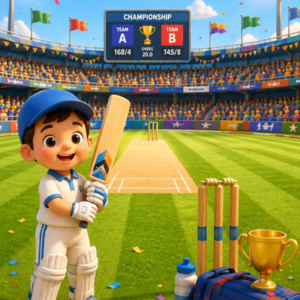 Cricket — Sports Invitation Video — Silver