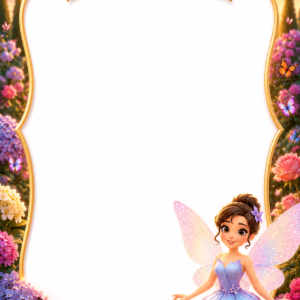 Pink and Blue Fairy Land Invitation Video — Silver