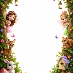 Forest Tale with Forest Friends — Fairy Birthday Card