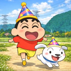 And Dog — Shinchan Invitation Video — Silver